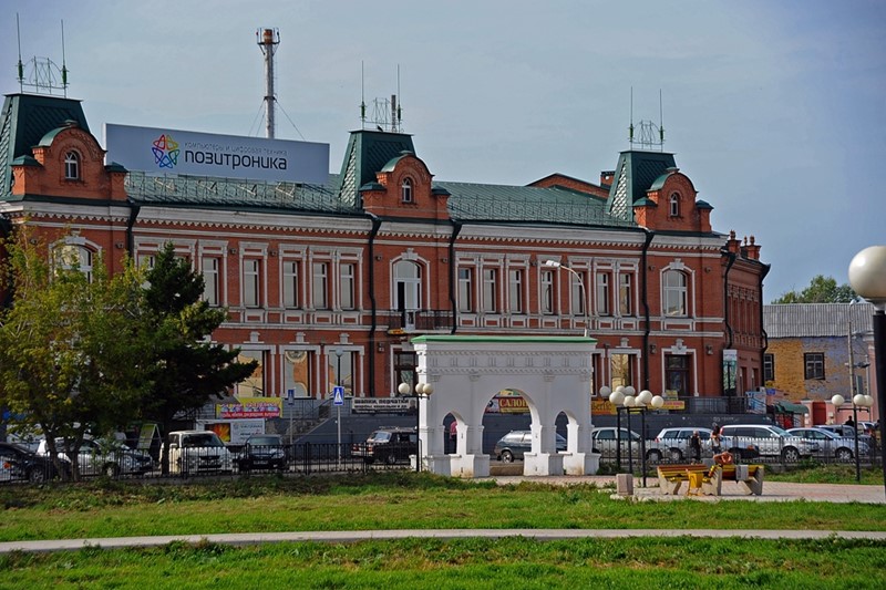 Канск. Гадаловские ряды, точная копия сгоревшего здания XIX века