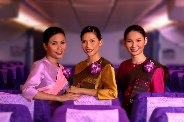 Thai Airways. Royal Silk Class