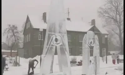 Международный фестиваль ледовой скульптуры в Елгаве