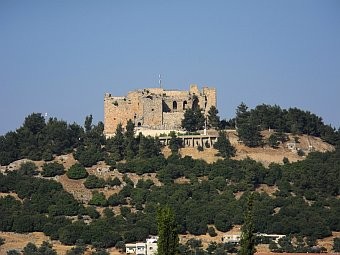 02 Ajloun Castle Circuit - Close Up Taken From Ajloun City Center.JPG