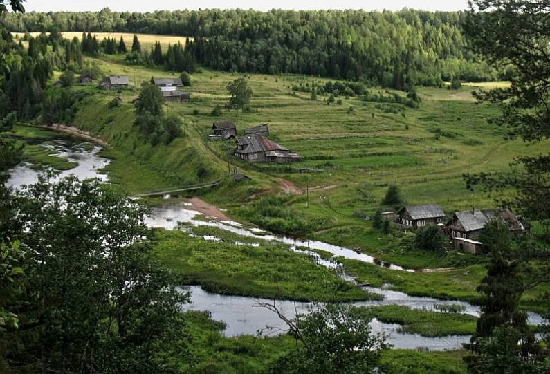 Деревня на севере Вологодской области