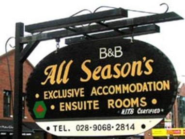All Seasons Guesthouse Belfast