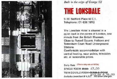 The Lonsdale Hotel London