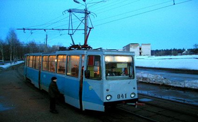 Новополоцкие трамваи (КТМ-5)