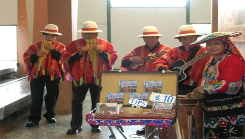 музыканты города Куско