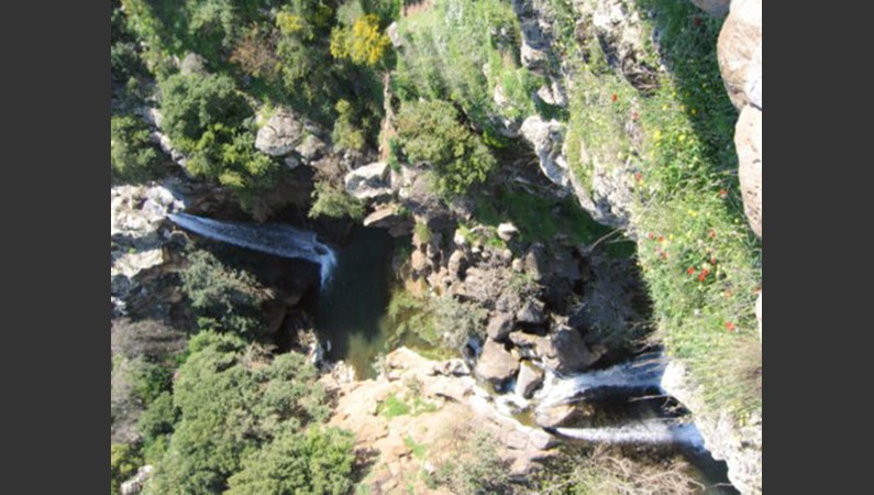 водопады в северной Галилее