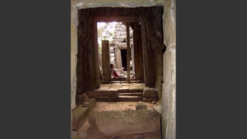 Храмы Ангкора - лучшее места для отдохновения от стрессов и усталости.