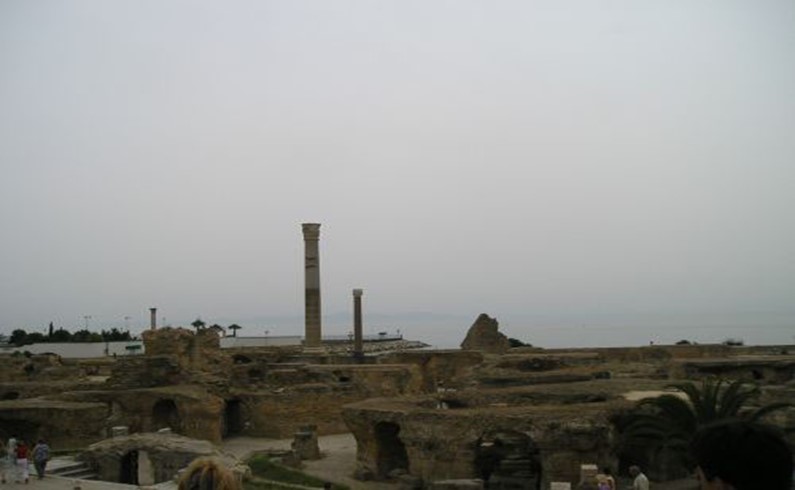 Древние развалины бессмертного Карфагена