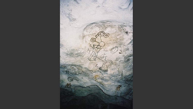 Варадеро. Рисунки доколумбовой эпохи в пещере Сан Амбросио 