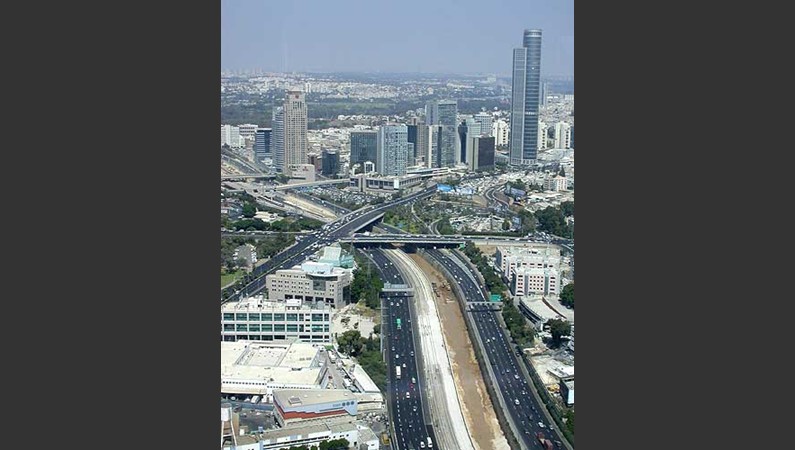 Панорама Тель-Авива с высоты птичьего полета