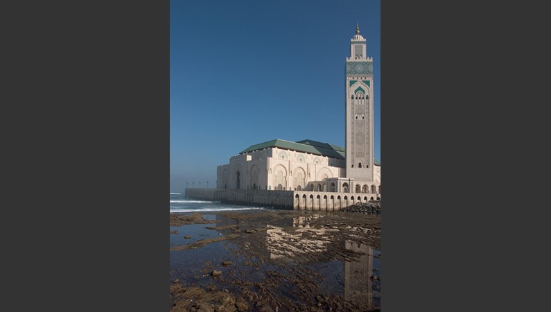 Касабланка, мечеть Хасана II, построенная на пожертвования всей страной.