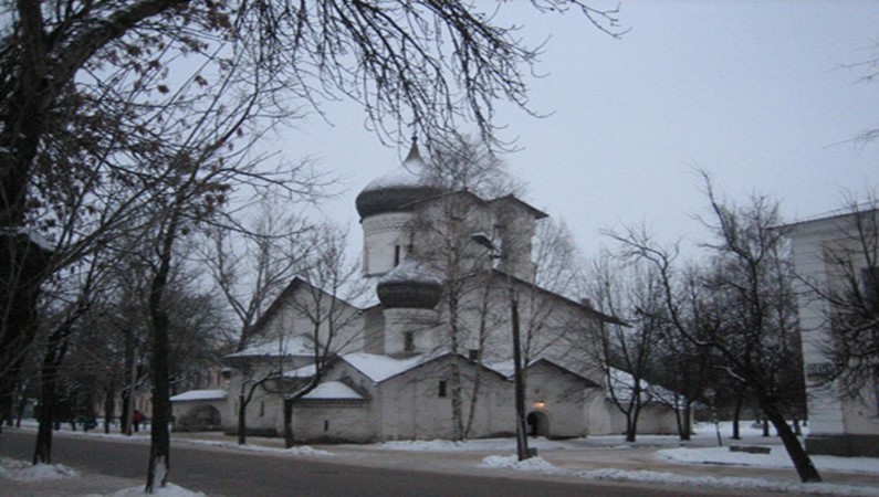 Псков. Церковь Николы со Усохи. XVI век.