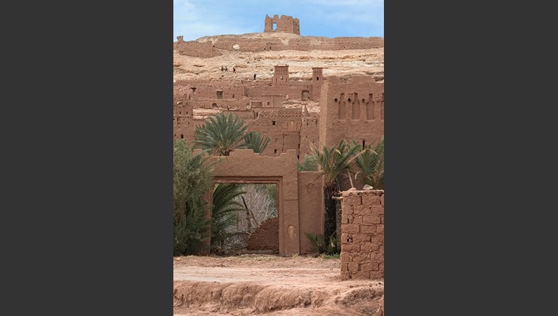 Аит-Бин-Хадду, «фальшивые» ворота, построенные для съемок «Гладиатора»