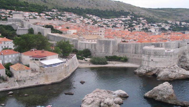 Вид на старый город Дубровника