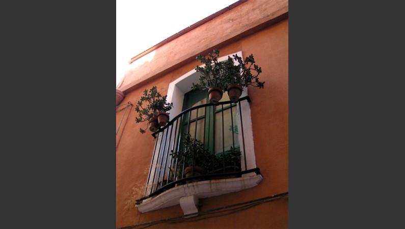 Типичный сицилийский балкон