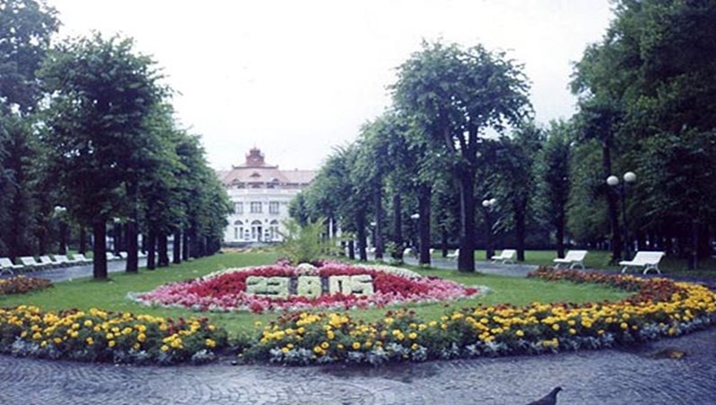 Карловы Вары, цветочный календарь - я была здесь 23 августа 2005 года
