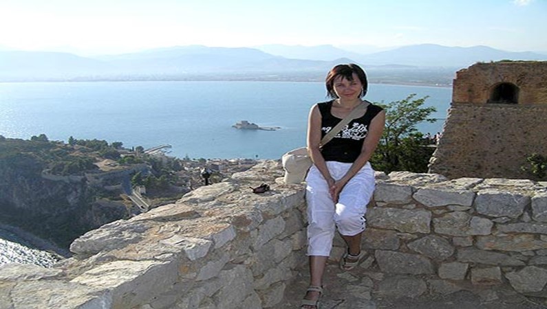 Вид с крепости Паламиди на бухту Нафплио
