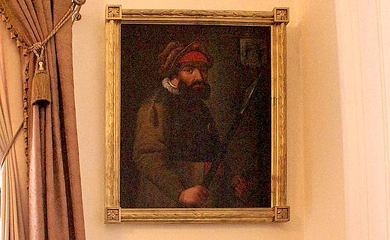 портрет носителя казачьего духа Ермака, фото из Атаманского дворца