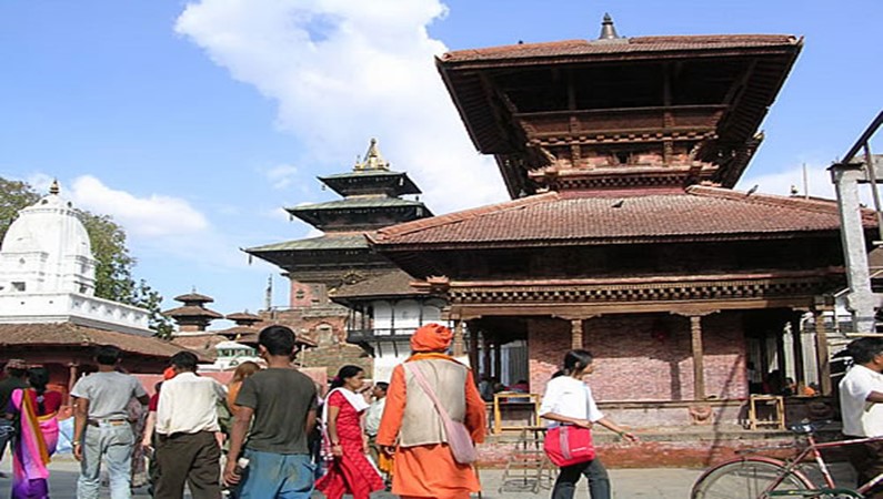Фотография Дворцовой площади (Дурбар сквера) Катманду