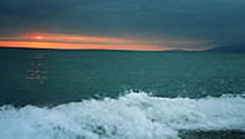 Закат на Черном море (Гагра)