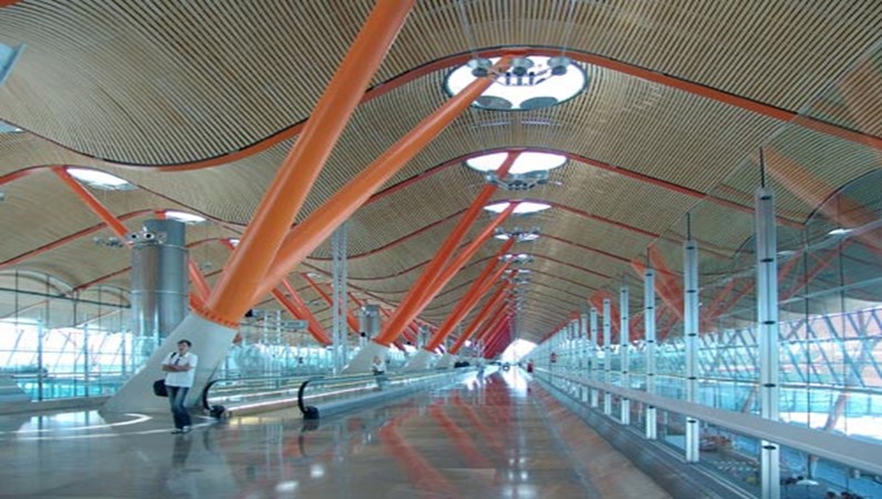 Аэропорт Мадрида.