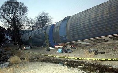 Железнодорожная катастрофа в Турции