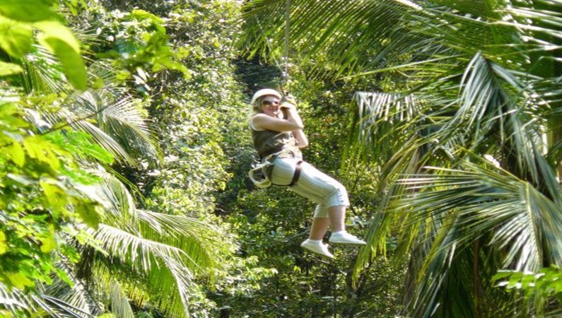 Конопи - это путешествие сквозь джунгли по воздуху. Ямайка