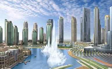 В Дубае будет самый грандиозный фонтан