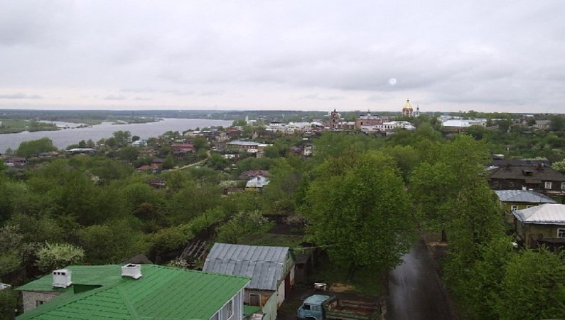 Касимов. Вид с минарета мечети