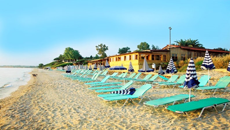 Пляж отеля Potidea Palace