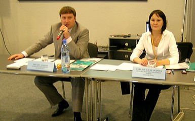 Пресс-конференция в Снежкоме