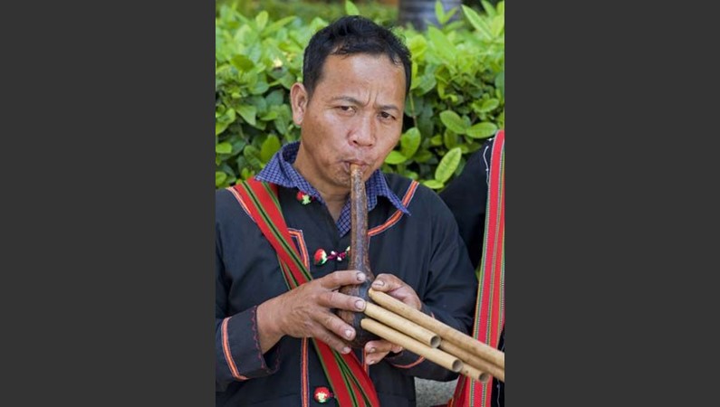 Chiang Rai. Mae Salong village. Folk music