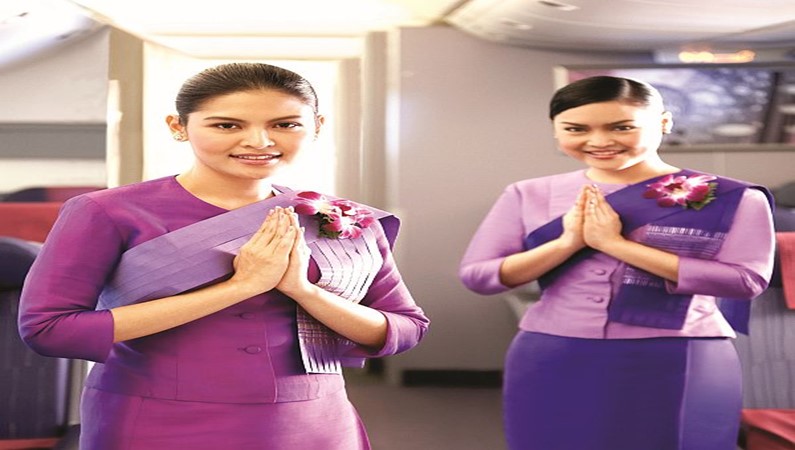 Thai Airways. Royal Silk Class