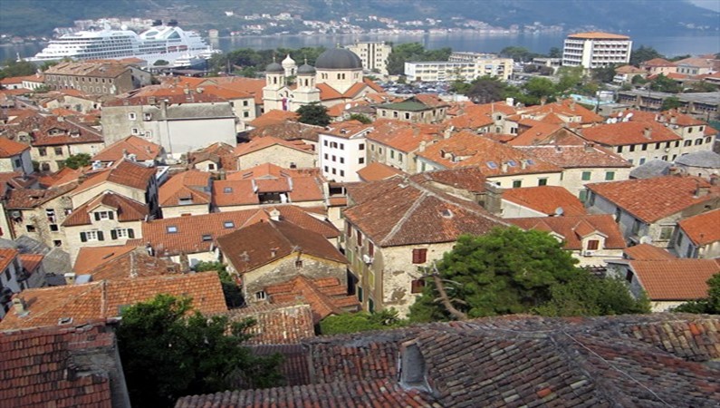 Вид на Старый город из крепости