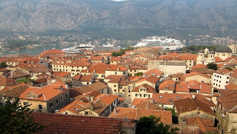 Вид на Старый город из крепости