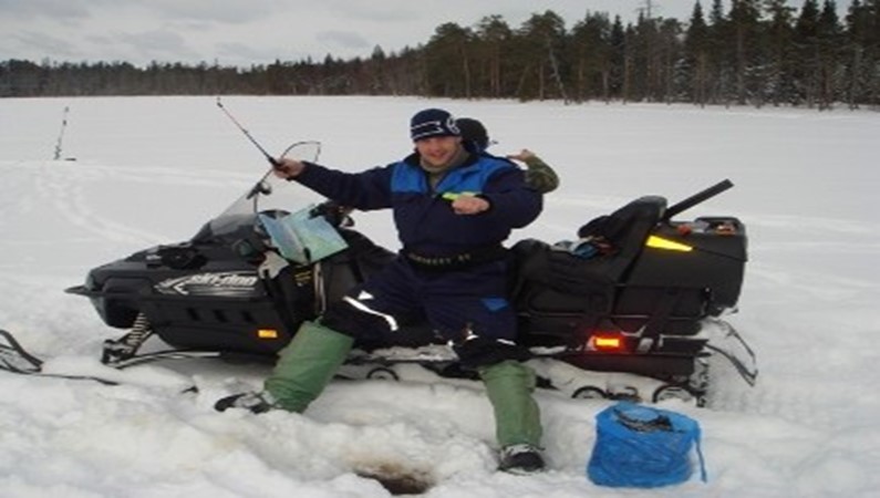 Зимние развлечения. Рыбалка