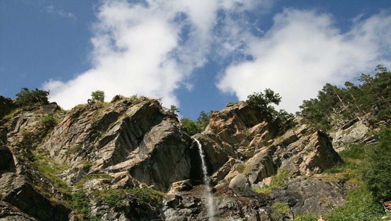 Архыз, Баритовы водопады
