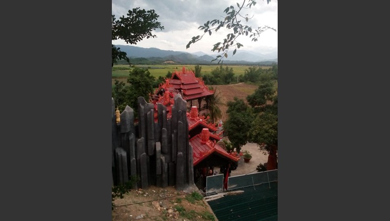 Вид со второго этажа храма пагоды