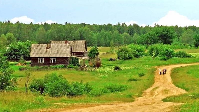 Русская деревня. Место неизвестно
