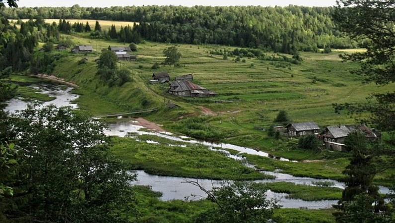 Деревня на севере Вологодской области