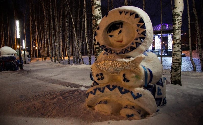 Ханты-мансийские снеговики