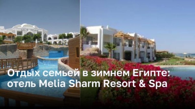 Отдых семьей в зимнем Египте: отель Melia Sharm Resort & Spa