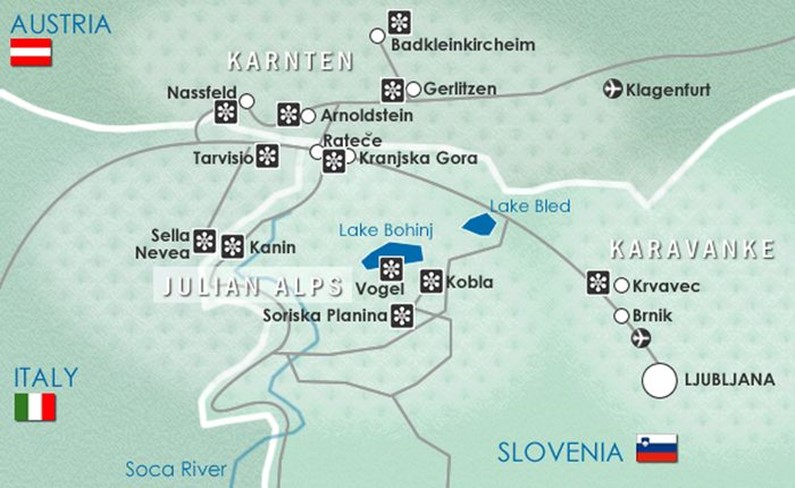 Словения. Горнолыжные курорты Словении