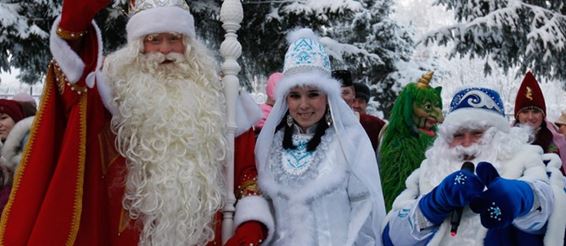 Новогодние чудеса в резиденции татарского Морозки