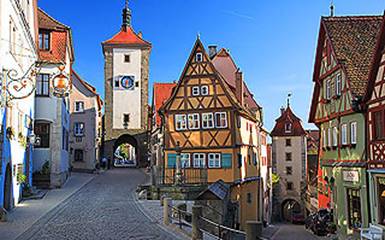 Немецкий город Ротенбург-на-Таубере – это музей средневековой культуры и архитектуры под открытым небом