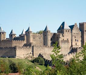Франция, средневековая крепость Каркасон