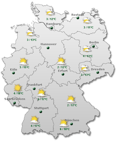 Погода германии