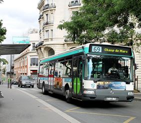 Общественный транспорт Парижа. Автобус