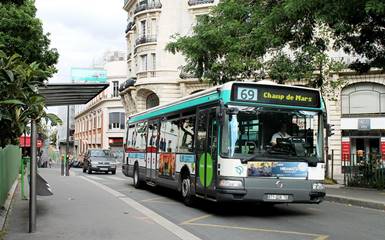 Общественный транспорт Парижа. Автобус
