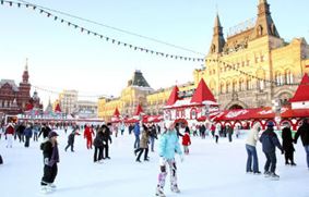 Катки Москвы. Отдыхаем в Новый год. Ледовые катки Москвы